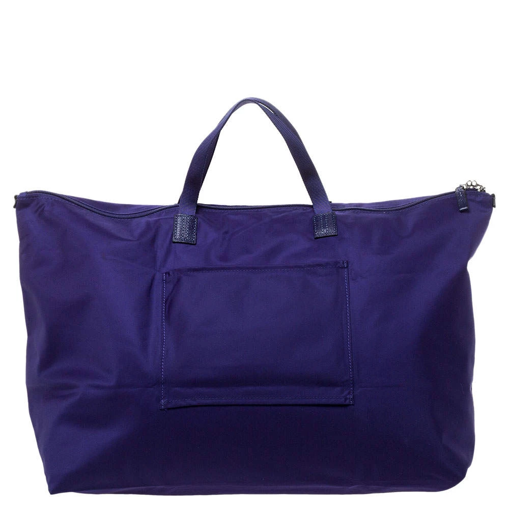 TUMI Purple Nylon Shopper Tote For Men - Image 4