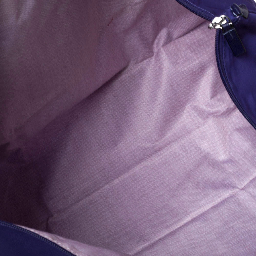 TUMI Purple Nylon Shopper Tote For Men - Image 7