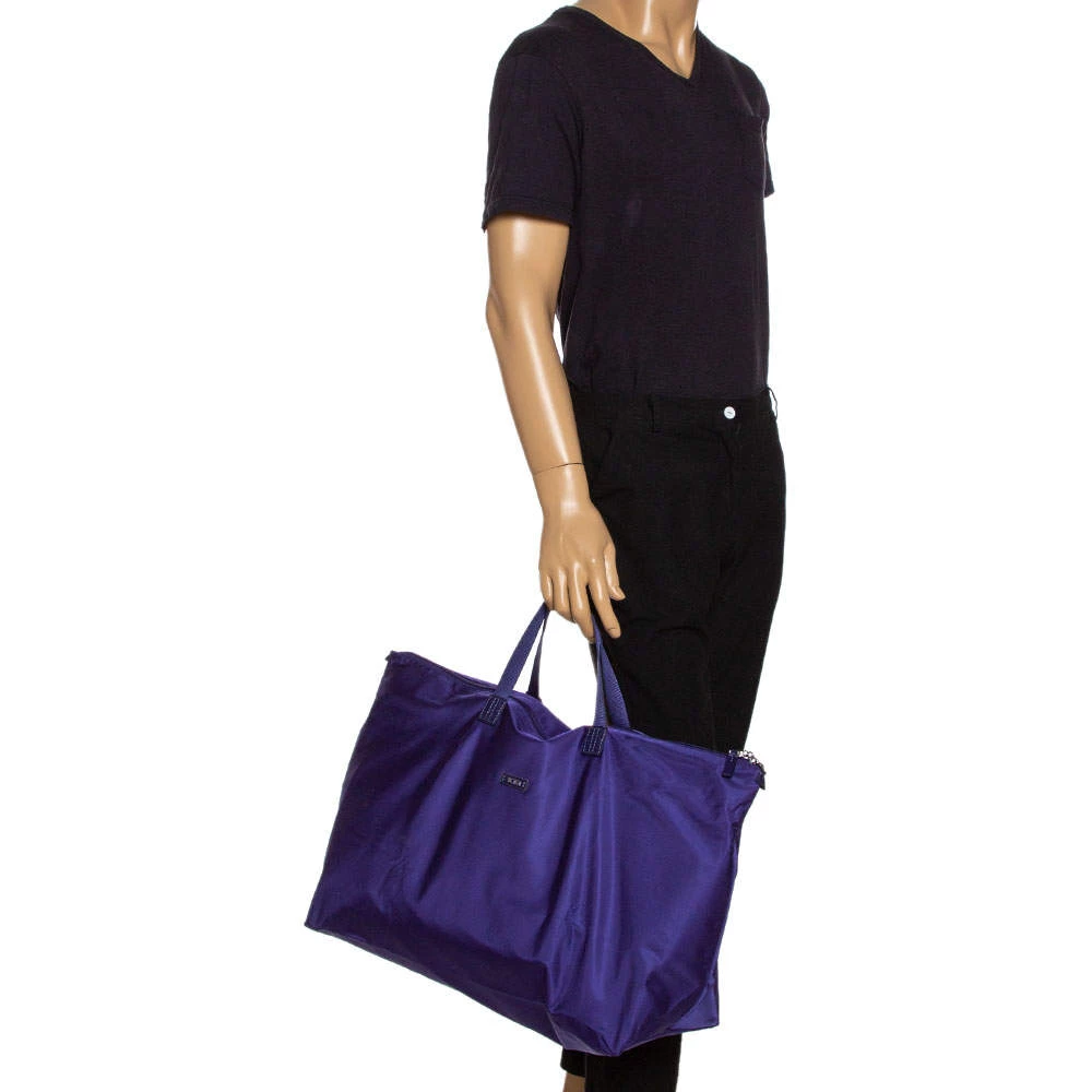 TUMI Purple Nylon Shopper Tote For Men - Image 2