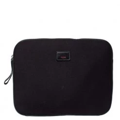Tumi Black Neoprene Laptop Cover For Men