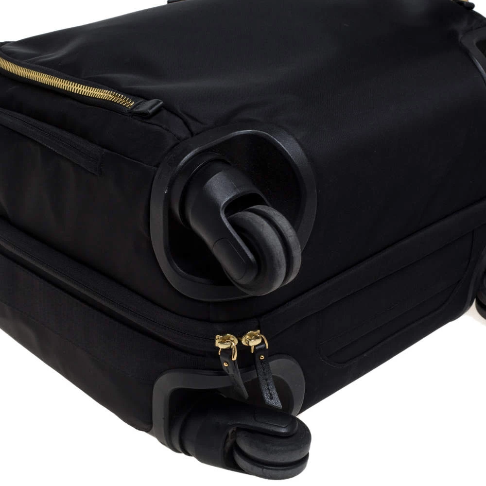 TUMI Black Nylon Oslo Compact Carry On Luggage For Men - Image 14