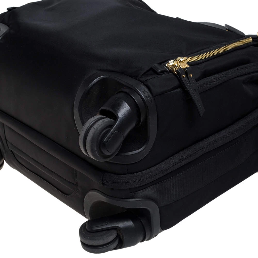 TUMI Black Nylon Oslo Compact Carry On Luggage For Men - Image 15