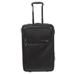 TUMI Black Nylon Gen 4.2 Expandable 4 Wheel Carry On Luggage For Men