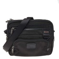 TUMI Black Nylon IPad Case Messenger Bag For Men
