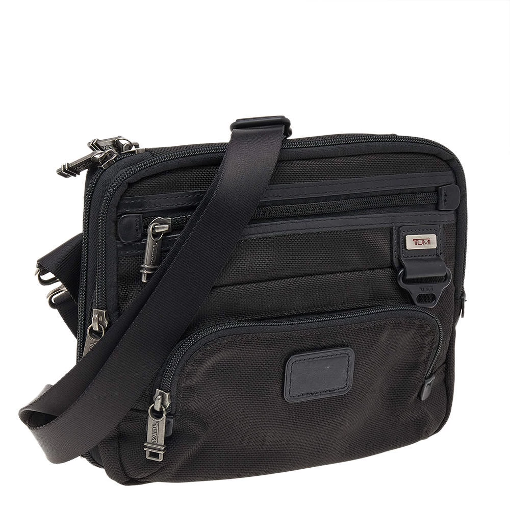 TUMI Black Nylon IPad Case Messenger Bag For Men - Image 3