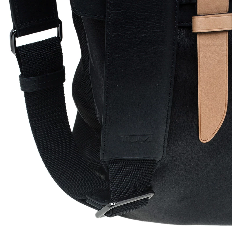 Tumi Black Nylon And Leather Santa Monica Whitfield Helmet Tote For Men - Image 10