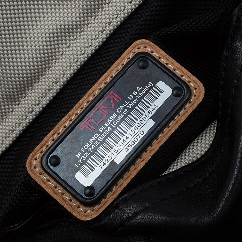 Tumi Black Nylon And Leather Santa Monica Whitfield Helmet Tote For Men - Image 15