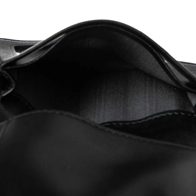 Tumi Black Graphic Print Nylon And Leather Trim Bifold Card Case For Men - Image 8