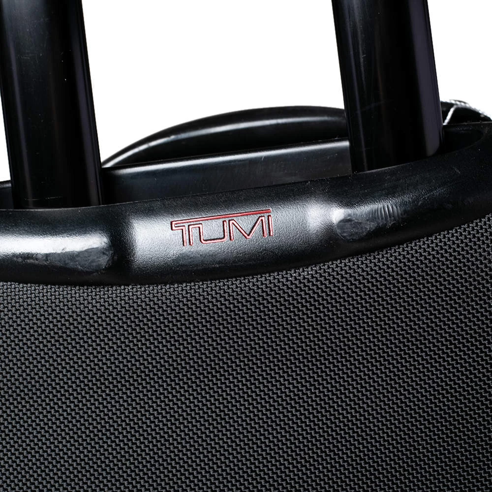 TUMI Black Nylon 2 Wheeled Alpha Expandable Luggage For Men - Image 8