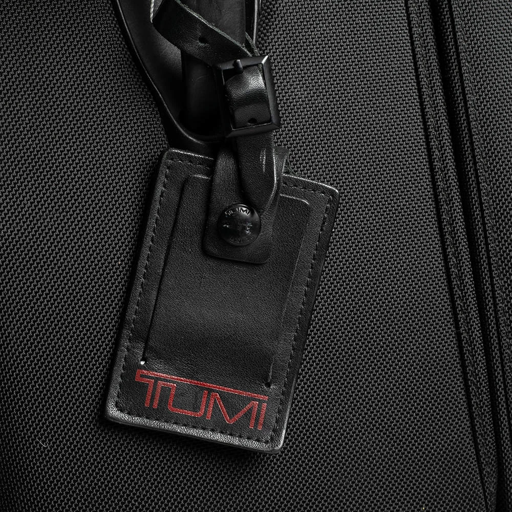 TUMI Black Nylon 2 Wheeled Alpha Expandable Luggage For Men - Image 9