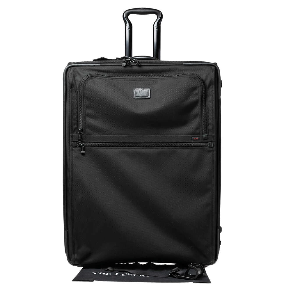 TUMI Black Nylon 2 Wheeled Alpha Expandable Luggage For Men - Image 11