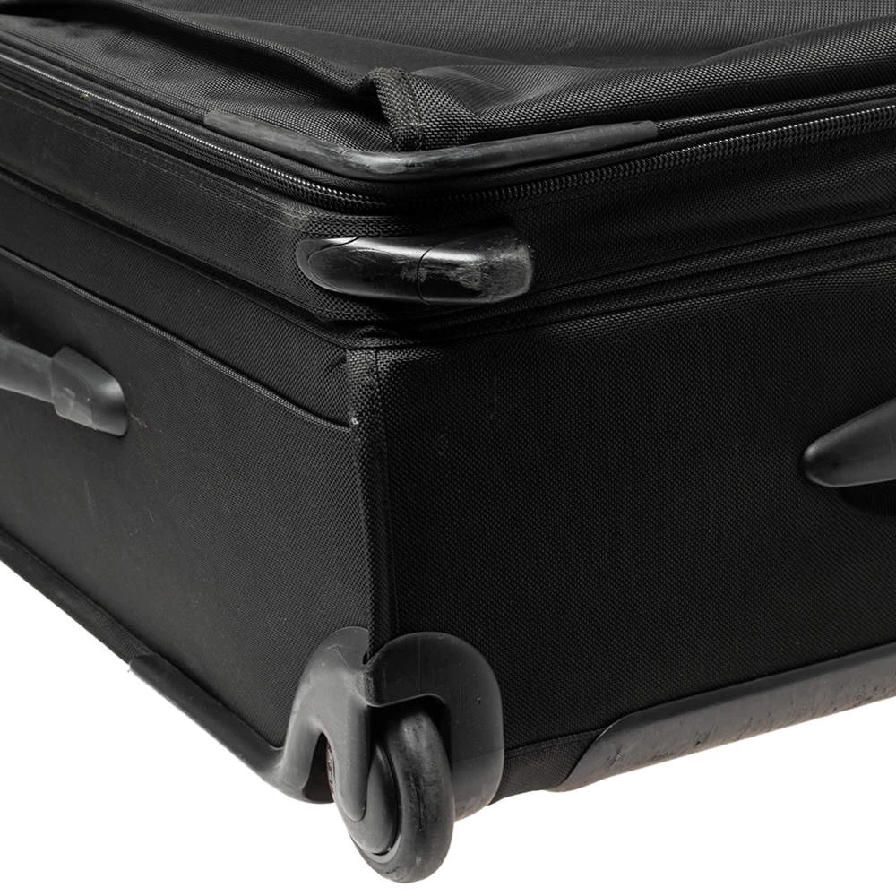 TUMI Black Nylon 2 Wheeled Alpha Expandable Luggage For Men - Image 12
