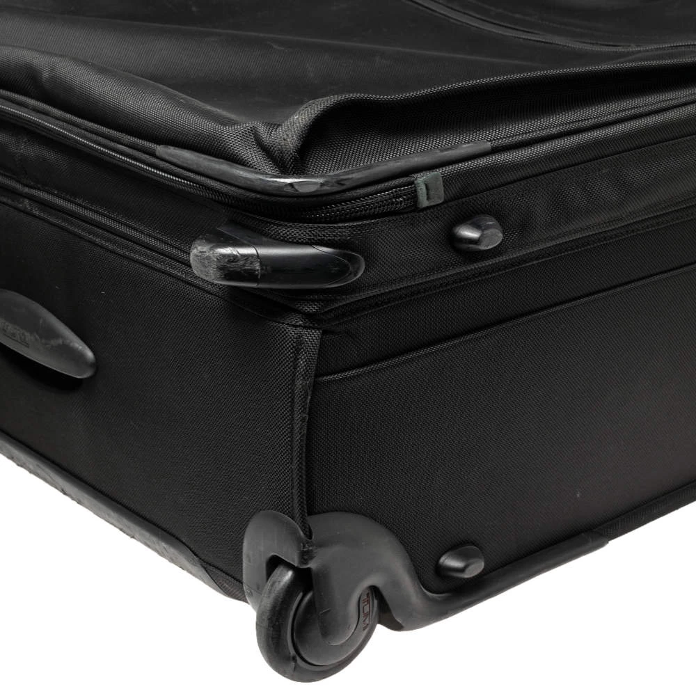 TUMI Black Nylon 2 Wheeled Alpha Expandable Luggage For Men - Image 13
