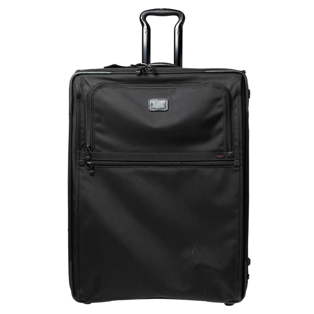 TUMI Black Nylon 2 Wheeled Alpha Expandable Luggage For Men