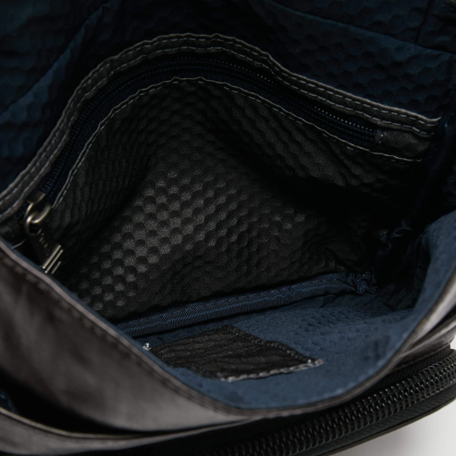 TUMI Black Leather Alpha Bravo Barstow Messenger Bag For Men - Image 7