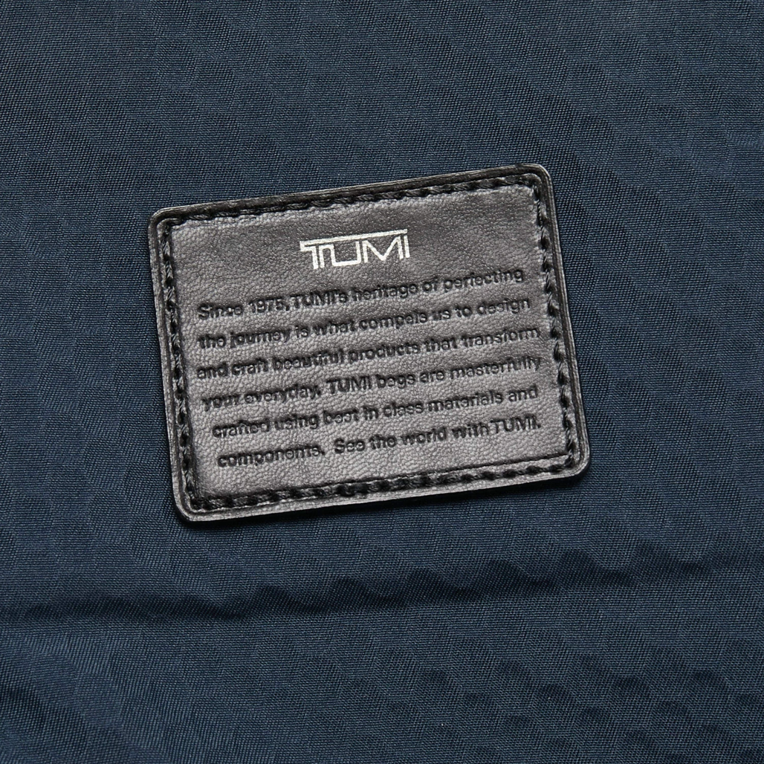 TUMI Black Leather Alpha Bravo Barstow Messenger Bag For Men - Image 8