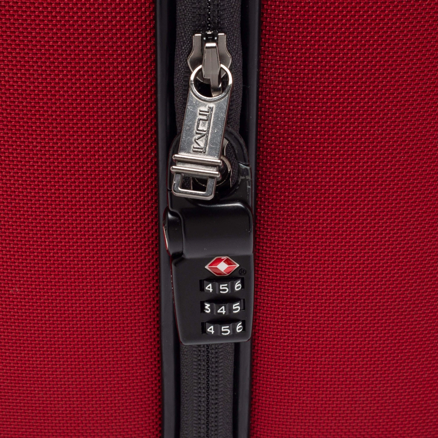 TUMI Grey/Red Nylon Small Gen 4.2 Lightweight Carryon Luggage For Men - Image 7