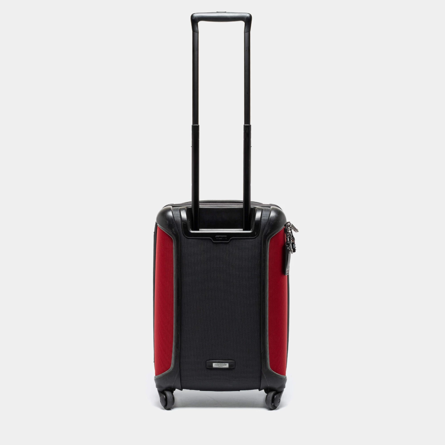 TUMI Grey/Red Nylon Small Gen 4.2 Lightweight Carryon Luggage For Men - Image 4