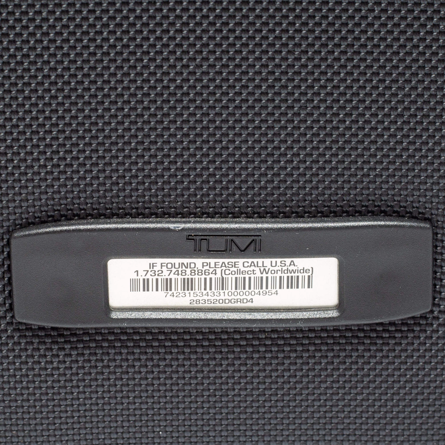 TUMI Grey/Red Nylon Small Gen 4.2 Lightweight Carryon Luggage For Men - Image 6