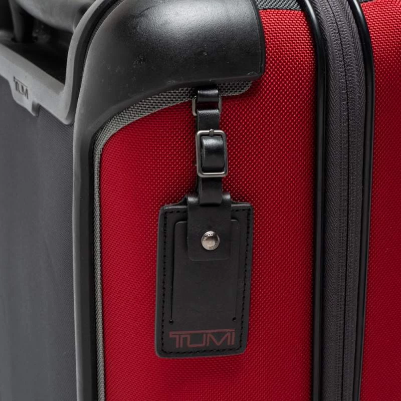TUMI Grey/Red Nylon Small Gen 4.2 Lightweight Carryon Luggage For Men - Image 5