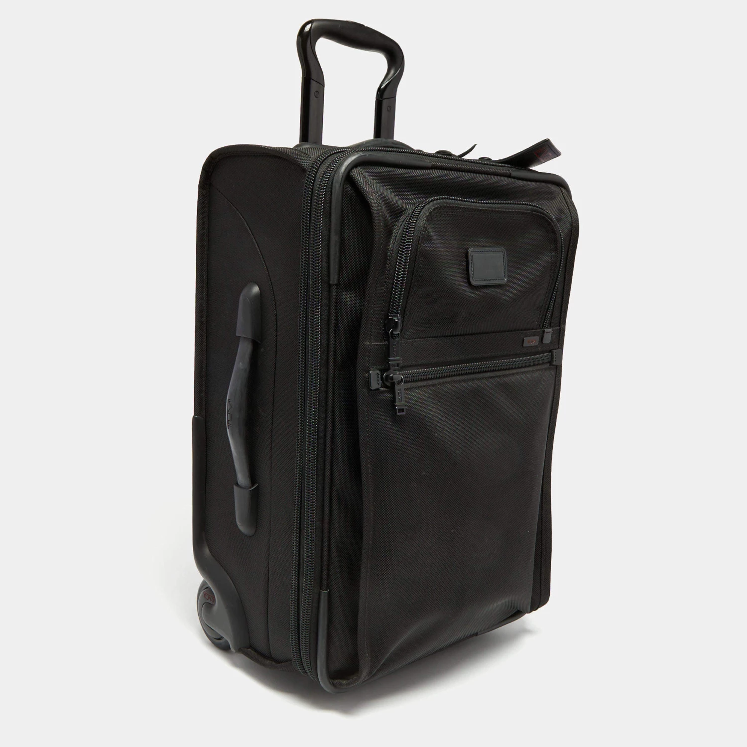 TUMI Black Nylon Alpha 2 Continental Carry On Suitcase For Men - Image 3