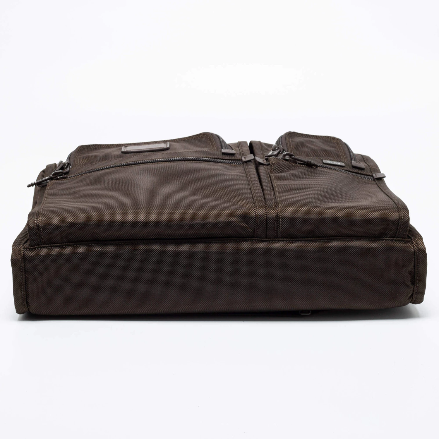 Tumi Brown Nylon Large Screen Laptop Briefcase Bag For Men - Image 6