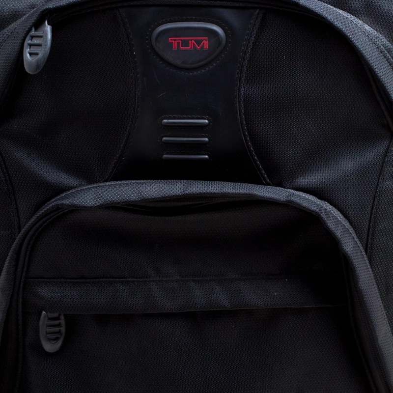 Tumi Black Nylon T2 Wheeled Backpack For Men - Image 5