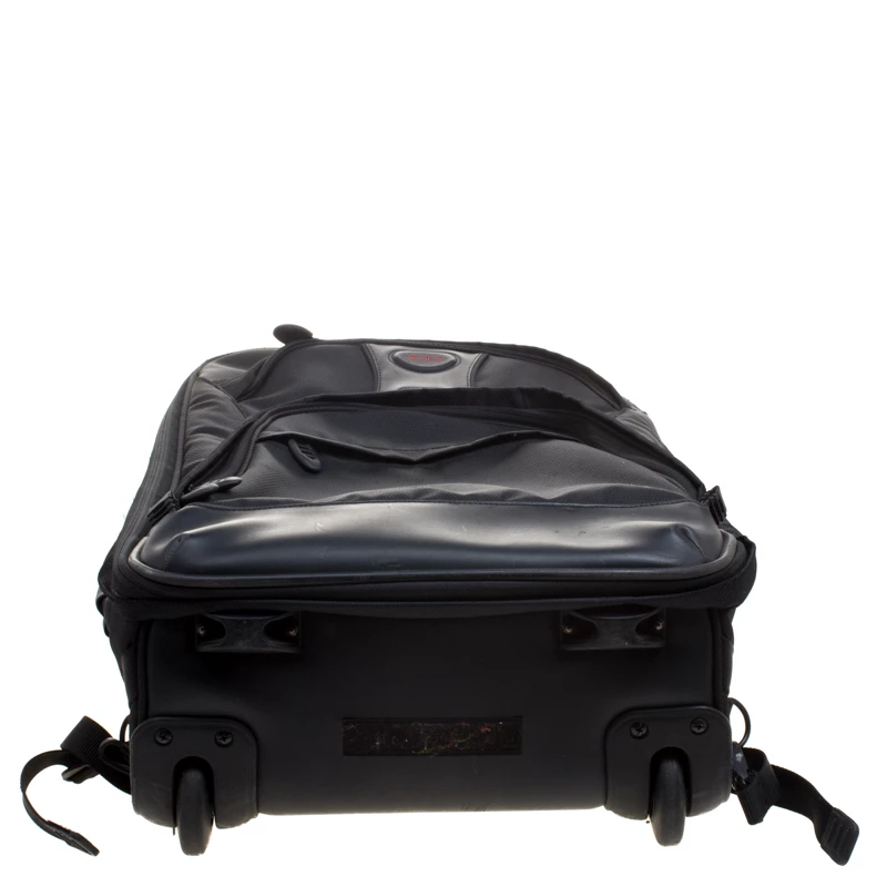 Tumi Black Nylon T2 Wheeled Backpack For Men - Image 6