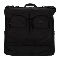 Tumi Black Nylon Ballistic Wheel-A-Way Wardrobe Long Trip Luggage For Men