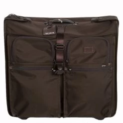 Tumi Brown Nylon Carry On Garment Rolling Suitcase 55cm For Men