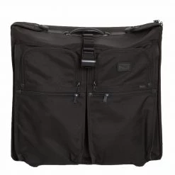 Tumi Black Nylon Carry On Garment Rolling Suitcase 55cm For Men