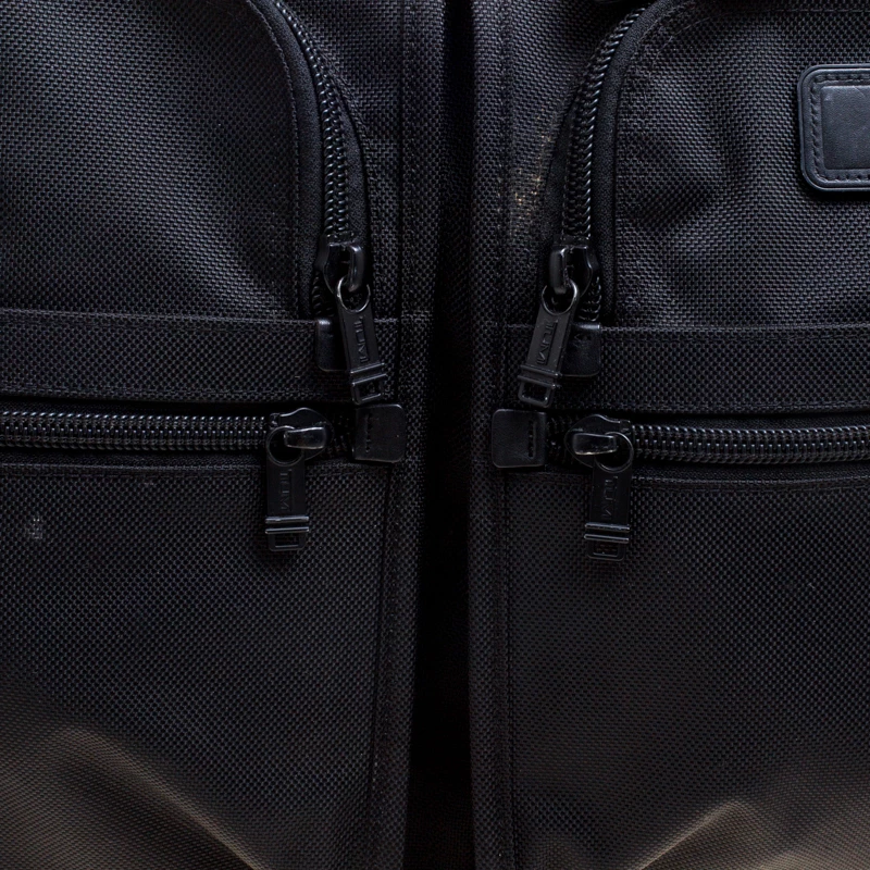 Tumi Black Nylon Carry On Garment Rolling Suitcase For Men - Image 5