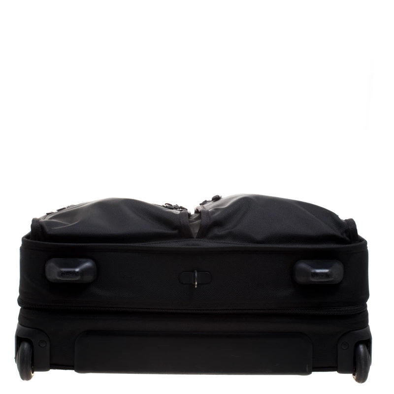 Tumi Black Nylon Carry On Garment Rolling Suitcase For Men - Image 6