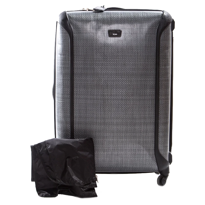 Tumi Grey Extended Trip Tegra Lite Packing Case Luggage For Men - Image 9