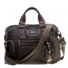 Tumi Grey Denim Laptop Briefcase Bag For Men