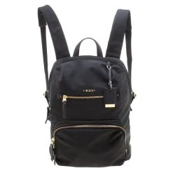Tumi Black Nylon Hartford Backpack For Men