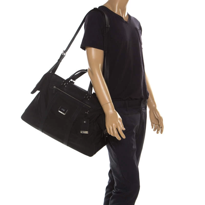 TUMI Black Nylon And Leather Anderson Duffle Bag For Men - Image 2