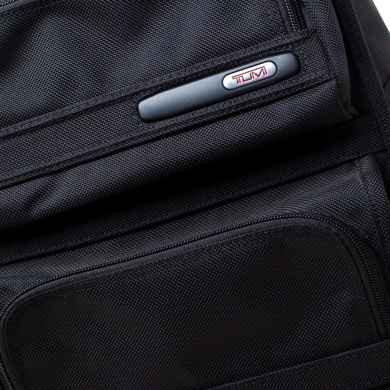 Tumi Black Nylon Expandable Backpack For Men - Image 5