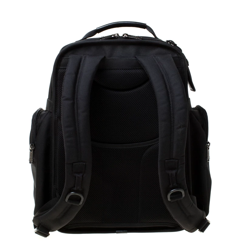Tumi Black Nylon Expandable Backpack For Men - Image 4