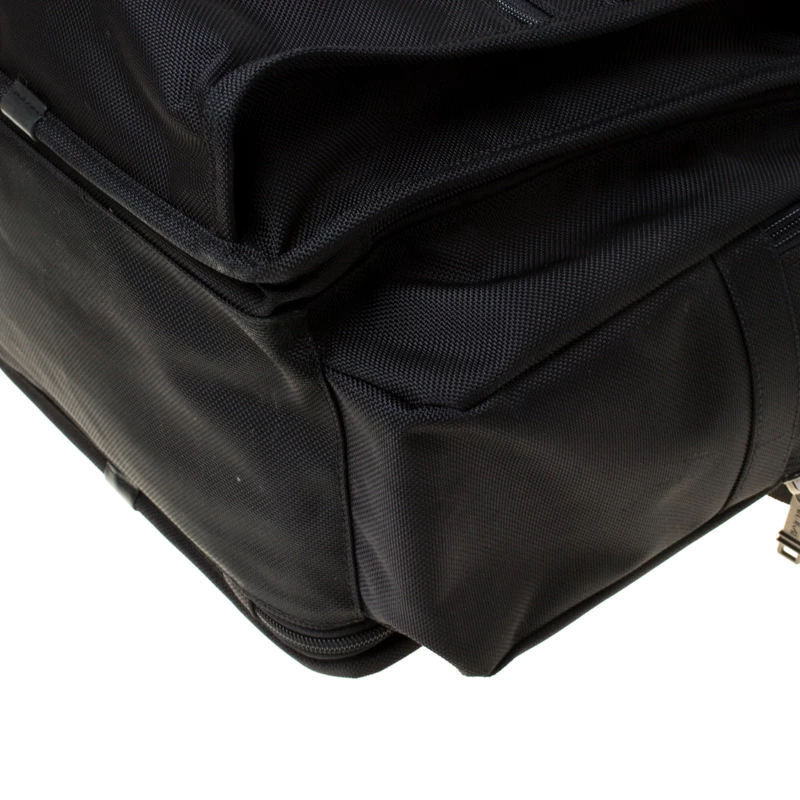 Tumi Black Nylon Expandable Backpack For Men - Image 11