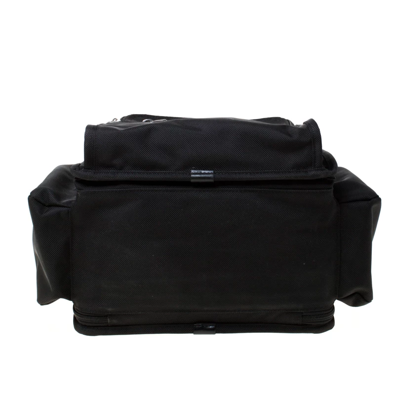 Tumi Black Nylon Expandable Backpack For Men - Image 6