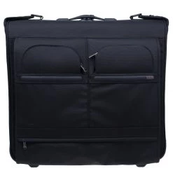 Tumi Black Ballistic Nylon Long Wheeled Garment Bag For Men