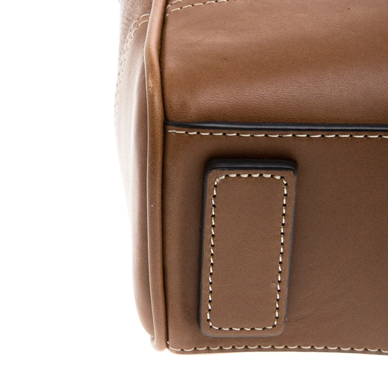 Tumi Brown Leather Irving Slim Briefcase For Men - Image 10