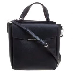 Tumi Black Coated Canvas Kaylin Crossbody For Women