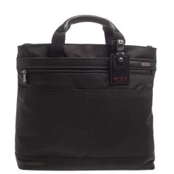 Tumi Black Nylon Gen 4.2 Companion Tote For Men