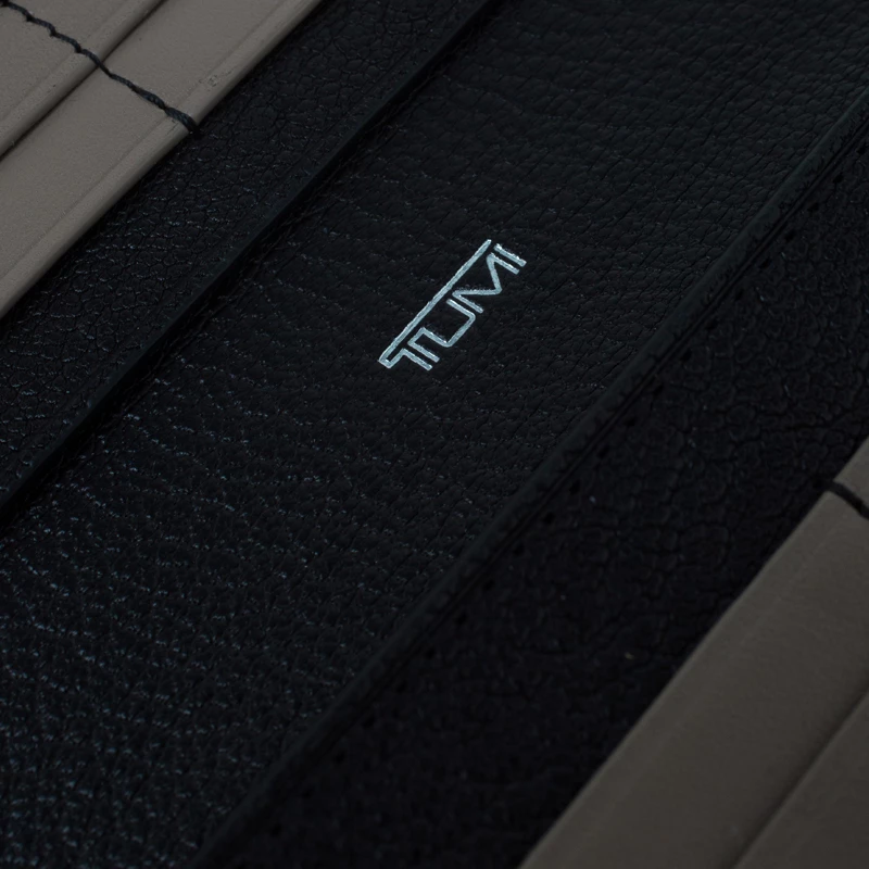 Tumi Black Leather Chelsea Continental Flap Wallet For Women - Image 12