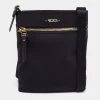 TUMI Black Nylon Messenger Bag For Women