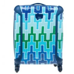 Tumi For Jonathan Adler Blue Printed Trolley For Women