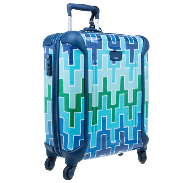 Tumi For Jonathan Adler Blue Printed Trolley For Women - Image 7