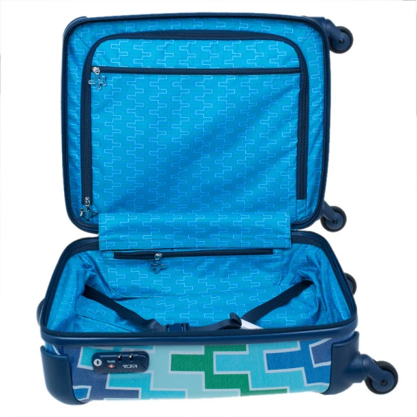 Tumi For Jonathan Adler Blue Printed Trolley For Women - Image 18